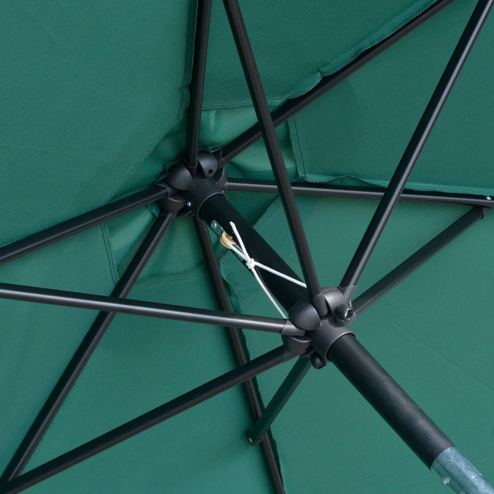 2.6m Patio Umbrella With Tilt Crank | Green