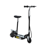 Foldable Powered Scooter With Adjustable Seat And Brake | Black