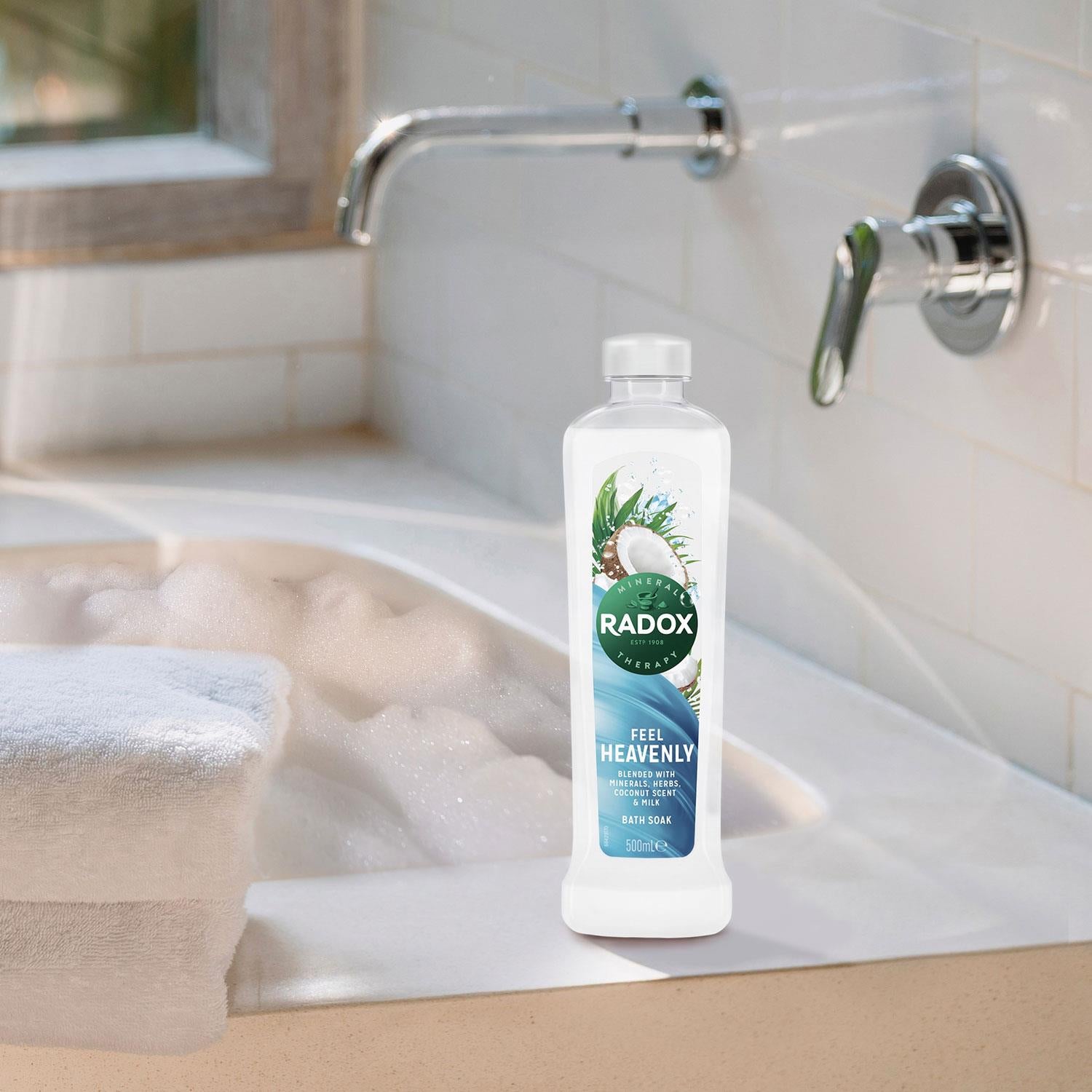 Mineral Therapy Bath Soak Feel Heavenly With Minerals & Herbs 500ml, 6 Pk | 6 | Green