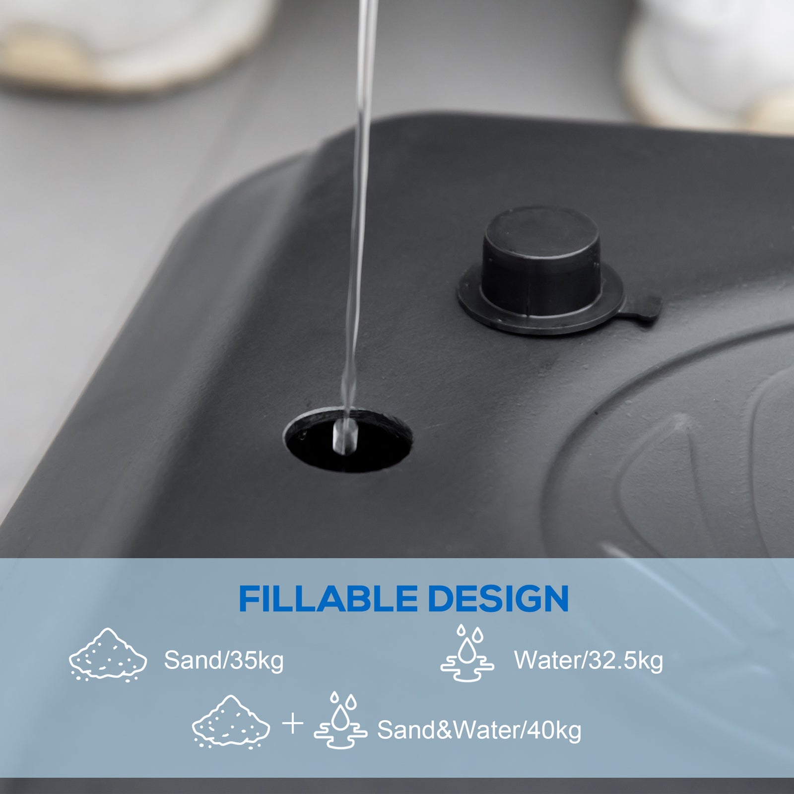 Basketball Hoop And Stand Adjustable Basketball Stand Net | Black