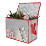 Heavy Duty Xmas Decoration Storage Bag With Dual Handles