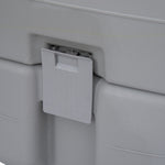 20l Mobile Camping Toilet With Handle - Grey | Gray