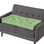 Cotton 2 Seater Booster Cushion | 50cm x 100cm | Forest Green