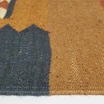 Lundi Kilim  Cotton & Jute Rug | 180cm x 90cm | Orange