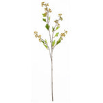 80cm Artificial Black Eucalyptus And Viburnum Arrangement Glass Vase