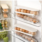 2-layer Scrolling Egg Holder Storage Rack
