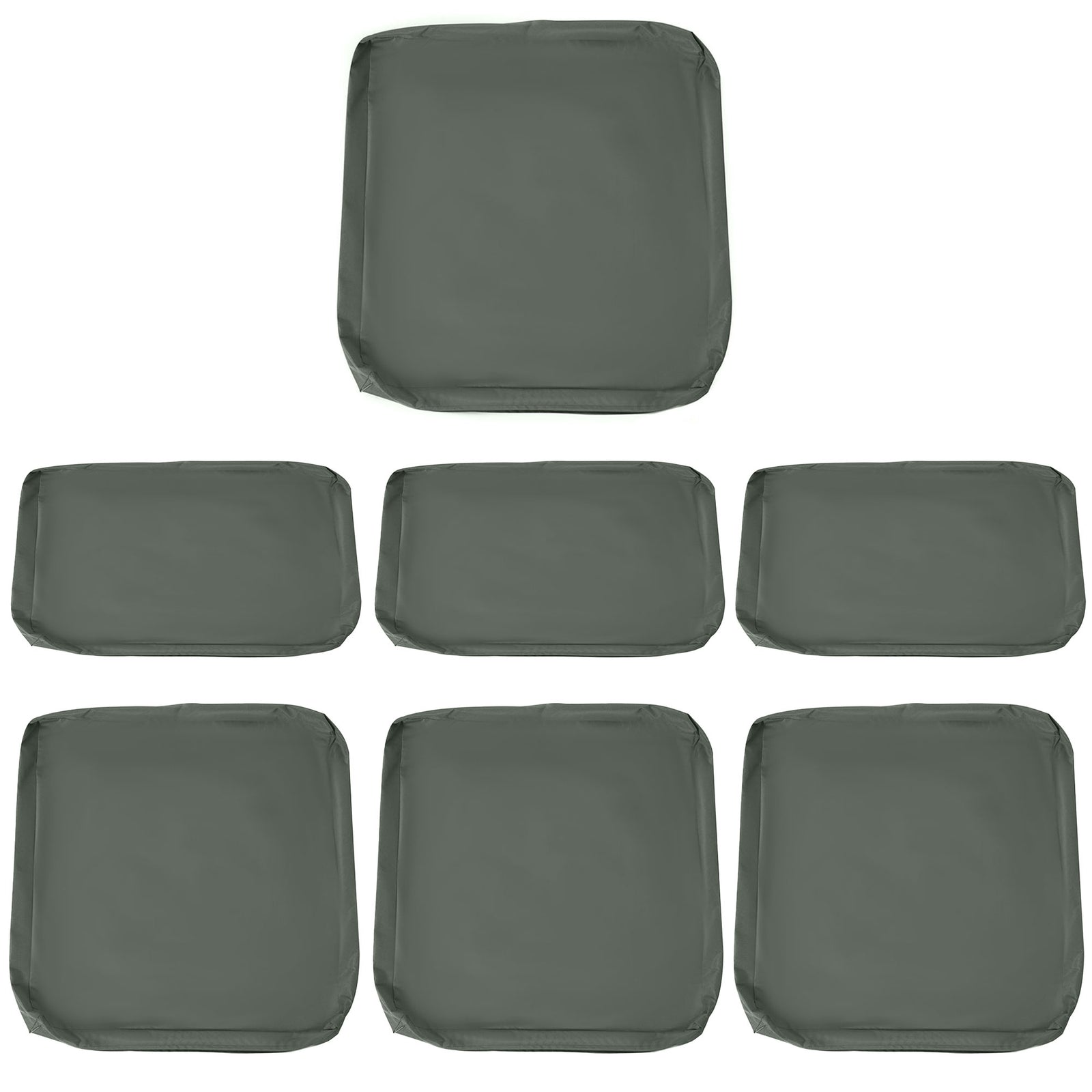Cushion Cover Replacement Garden Patio Furniture Seat Cover | Dark Gray
