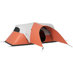 3000mm Waterproof Camping Tent W/ Porch Sewn In Groundsheet | Orange
