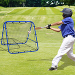 Outdoor Rebounder Net Football Goal Training Target Goal | Blue