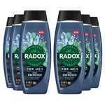 Mineral Therapy Feel Energised 2in1 Shower Gel & Shampoo For Men, 450ml 6pk | 6