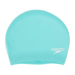 Unisex Adult Long Hair Silicone Swim Cap | One Size | Green