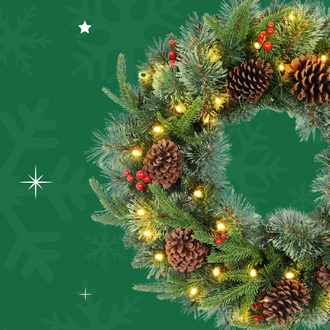 Christmas Wreath & Garlands