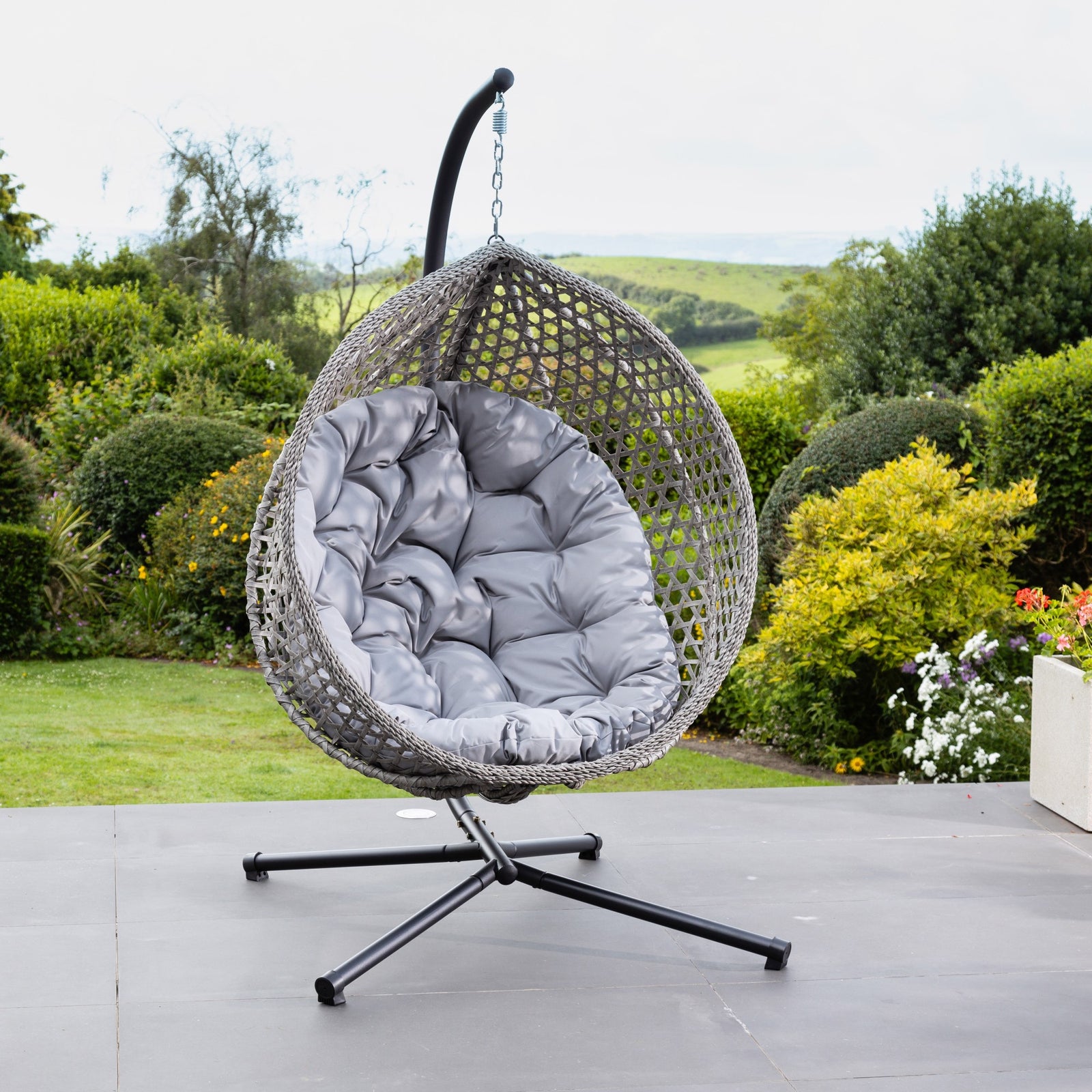Bradshaw Swing Egg Pod Chair | Gray