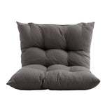 Comfortable Rectangular Tufted Bench Cushion Soft Seat Pad | Large | Dark Grey