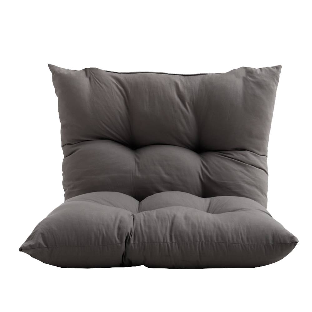 Comfortable Rectangular Tufted Bench Cushion Soft Seat Pad | Large | Dark Grey