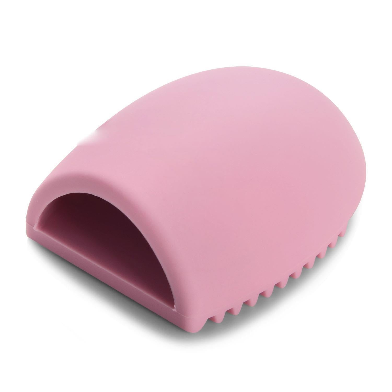Envie Silicone Egg Makeup Sponge Scrubber Brush Cleaner Pink Purple Reusable Tool