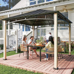 3x3m Hardtop Gazebo With Galvanised Metal Roof