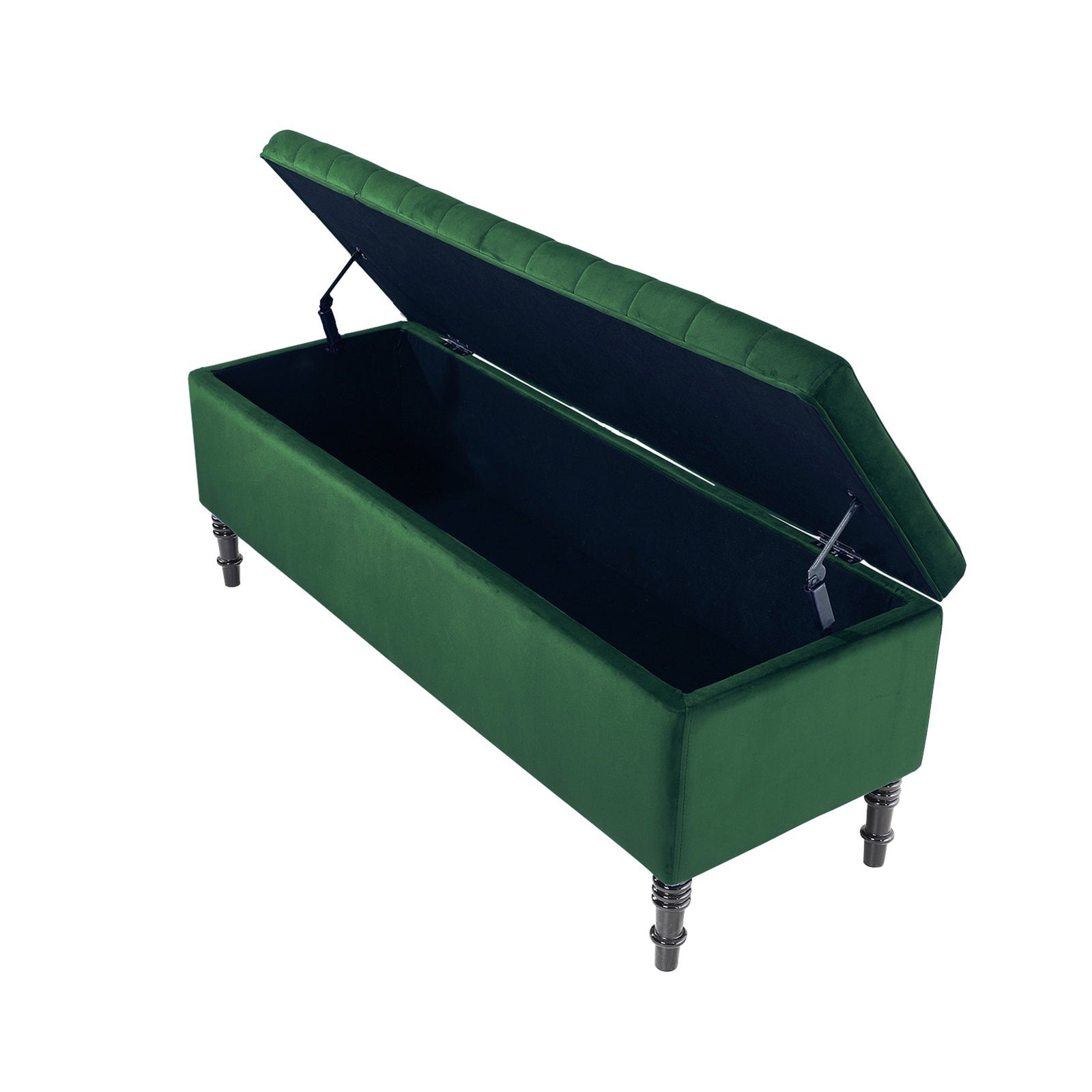 Breeins Fleece Upholstered Storage Bench