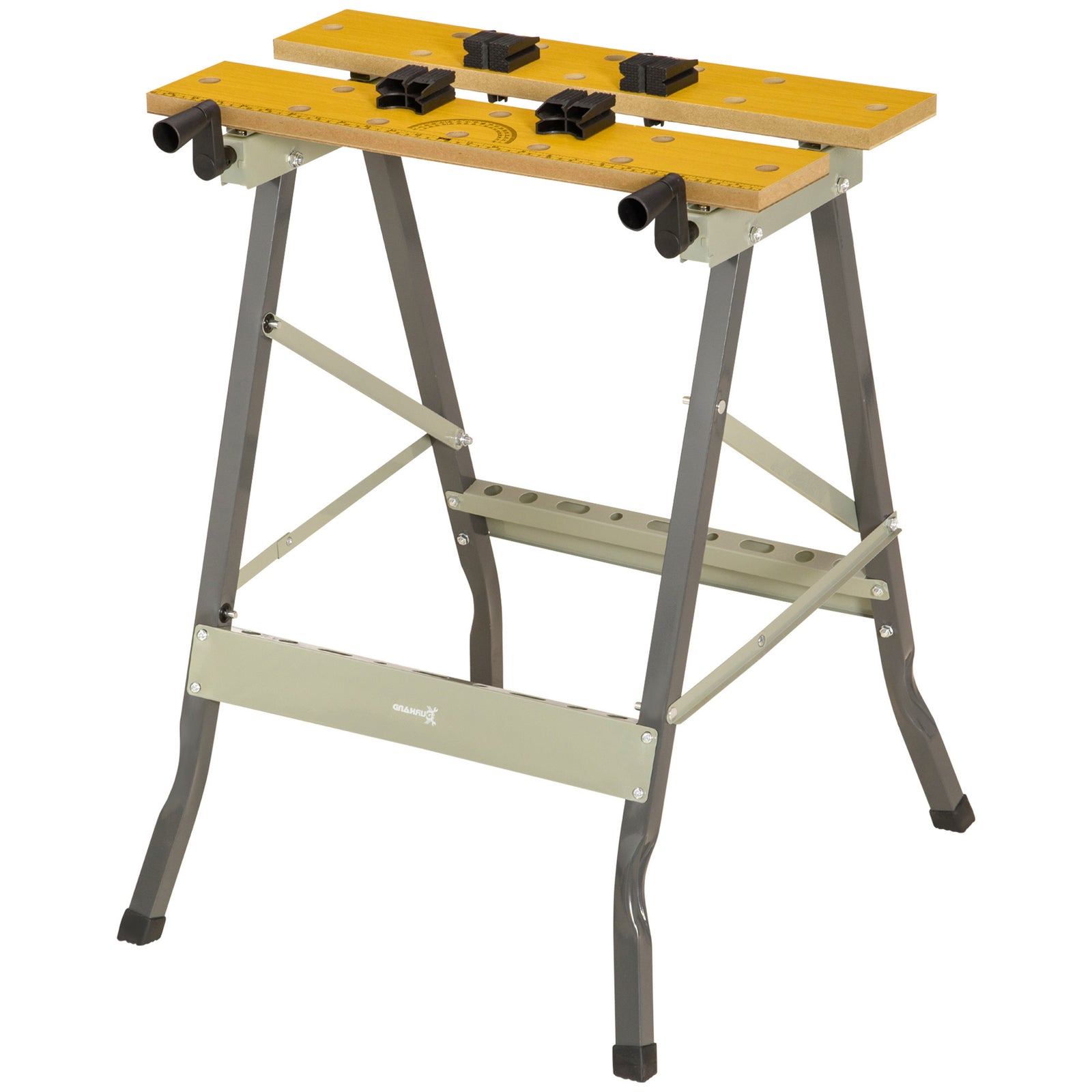 4-in-1 Work Bench, Adjustable, Foldable | Yellow