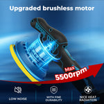 Cordless Car Polisher Buffer Sander Polishing Machine With 2 Battery | Blue