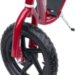 Push Scooter Teen Kids Stunt Bike Ride On With 12" Eva Tyres | Red