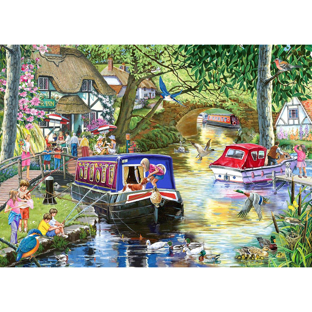 Summer On The River - 1000 Piece Jigsaw Puzzle For Adults