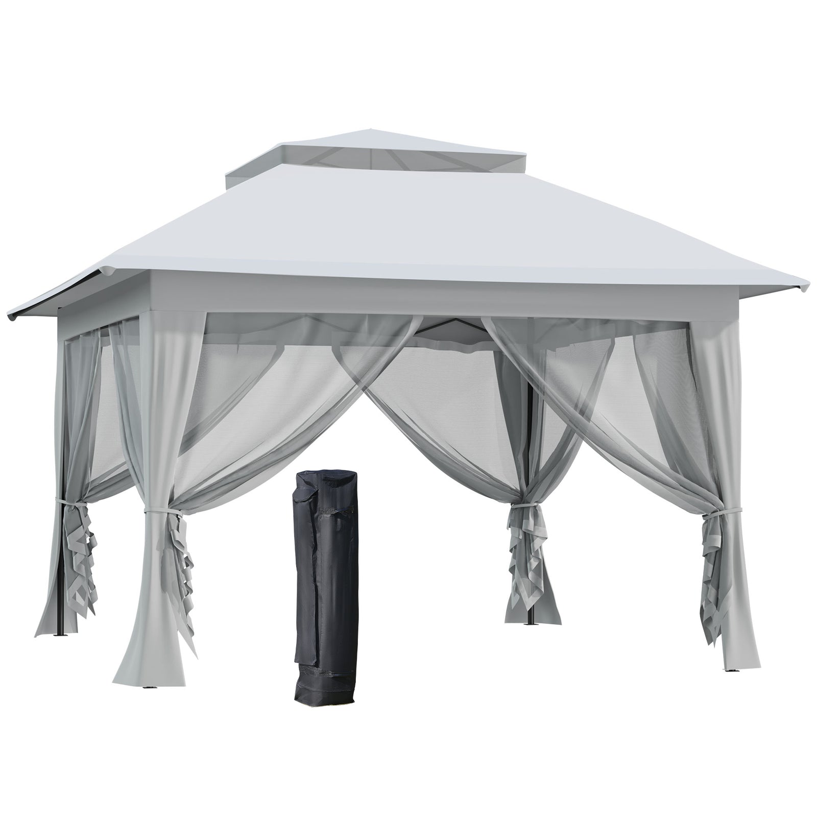 3.6 X 3.6m Pop-up Tent Gazebo Shelter Instant Canopy Steel