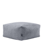 Tetra Cord Extra Large Pouffe | Charcoal