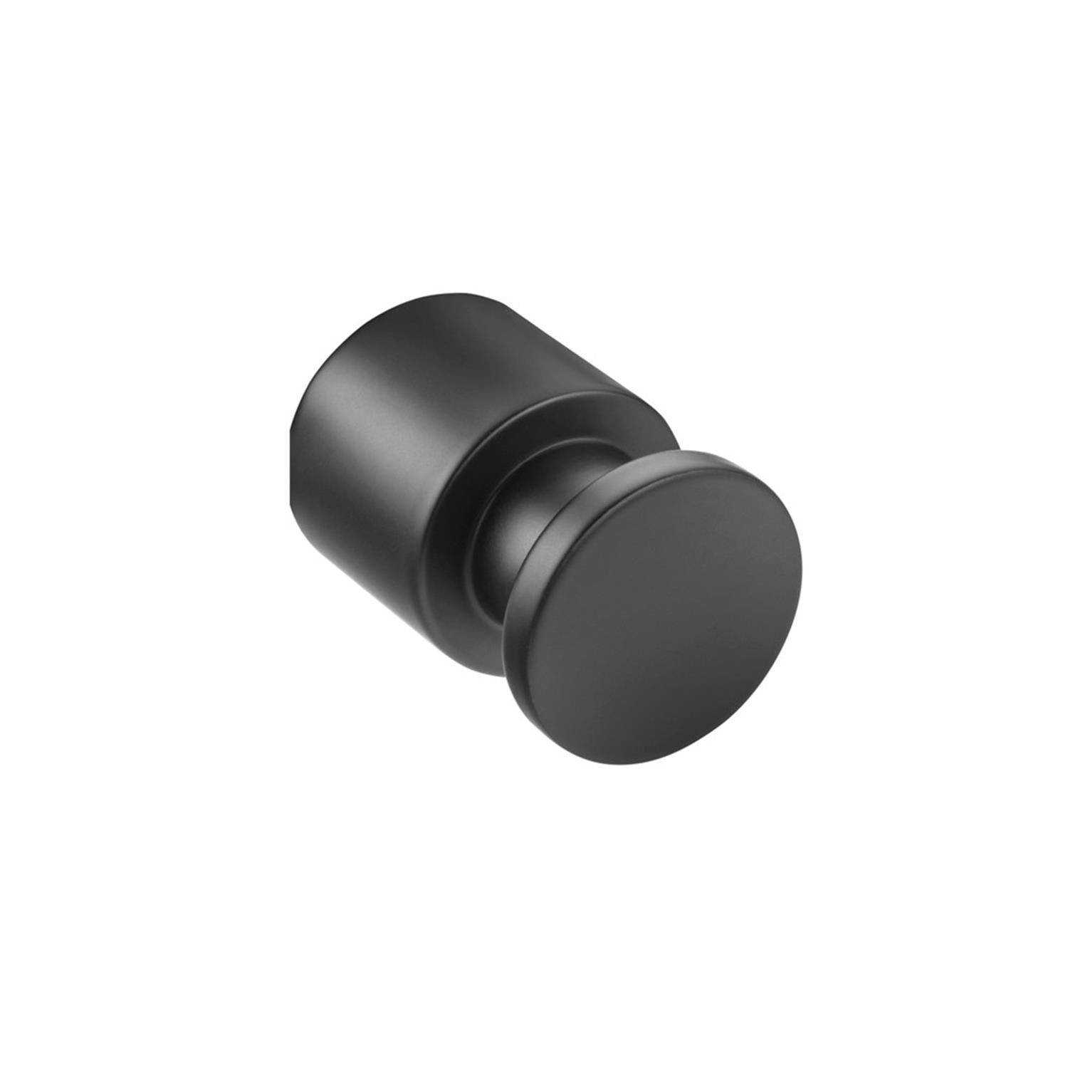 Towel Hook, Robe Hook, Coat Hook, Black, 5kg Resistance, Micra Collection