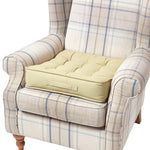 Cotton Armchair Booster Cushion | 50cm x 50cm | Sage Green
