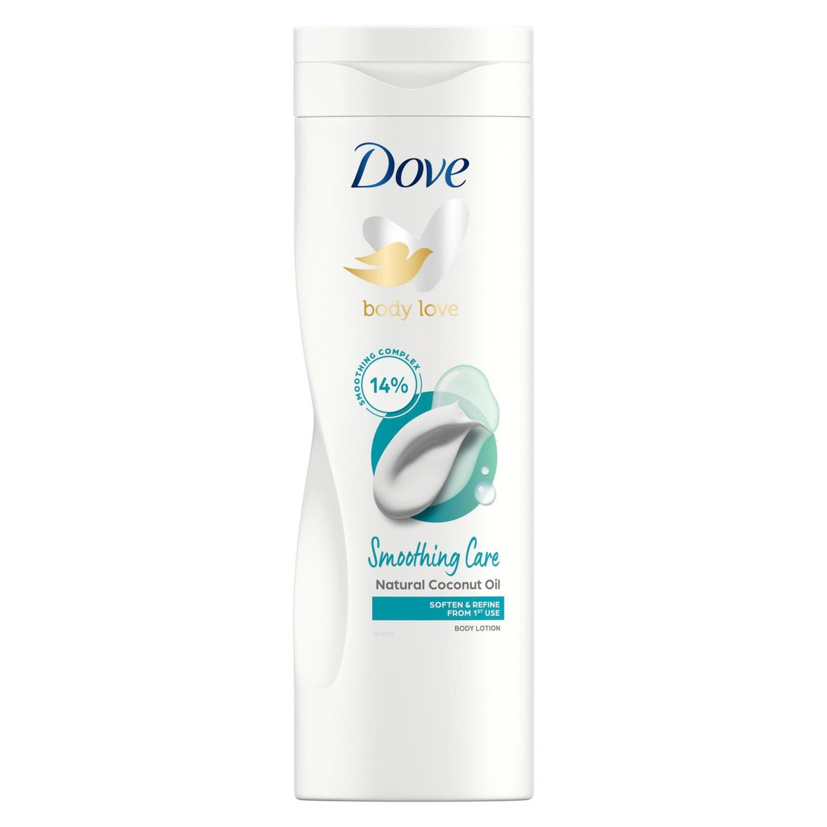 Body Love Smoothing Care Body Lotion With Natural Coconut Oil, 400ml | Set of 1