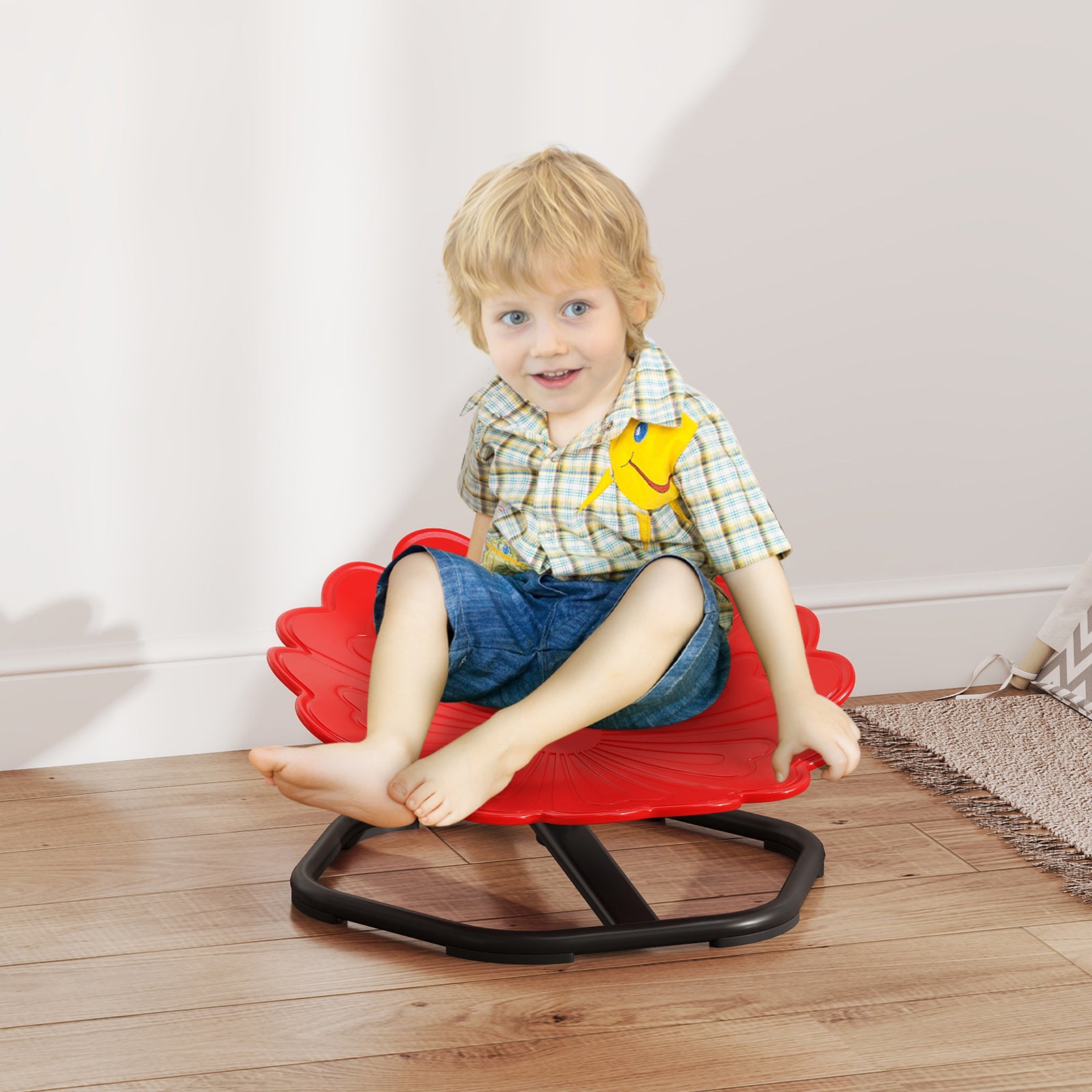 Sensory Spinning Chair, Kids Swivel Chair | Red
