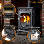 Berlin 7kw Cast Iron Wood And Charcoal Burning Stove | 7kw | Cast Iron
