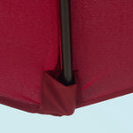 2.6m Patio Umbrella With Tilt Crank | Red