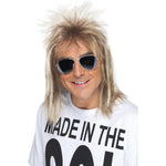 80s Mullet Wig, Blonde