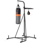 Boxing Station: Punchbag & Speed Ball Freestanding Frame | Black