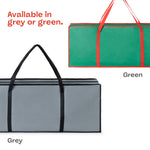 Wrapping Paper Organiser Bag Green With Pocket And Zip Top