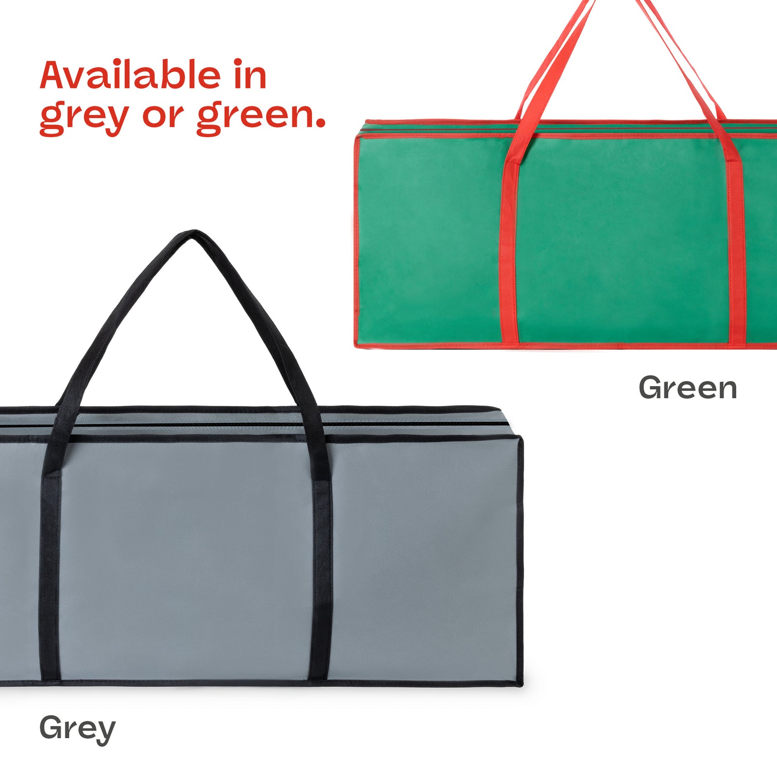 Wrapping Paper Organiser Bag Green With Pocket And Zip Top