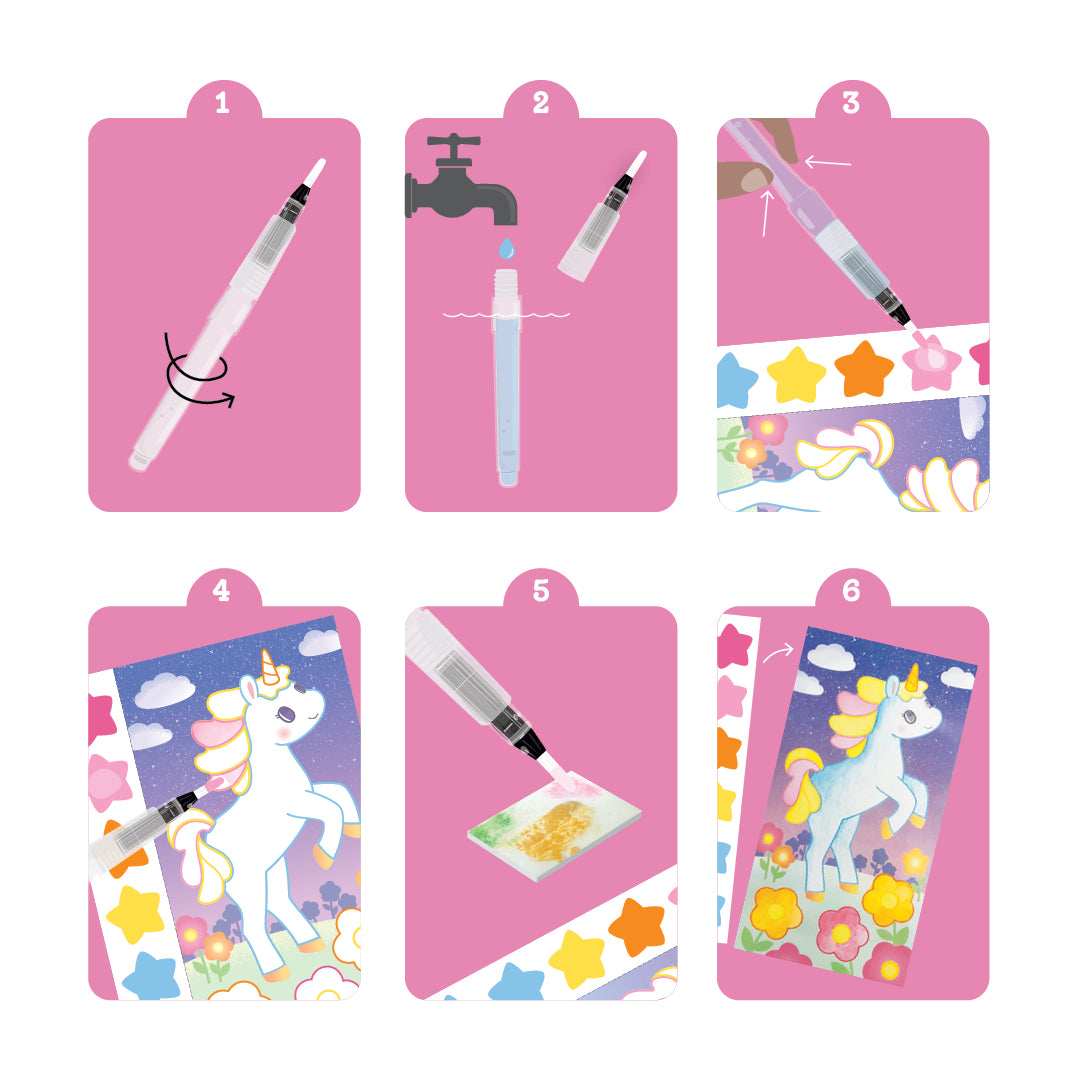 Kids Paint A Picture Set (Unicorns)