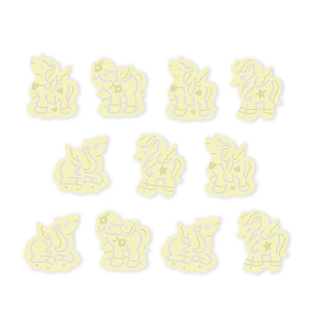 Glow-in-the-dark Unicorns