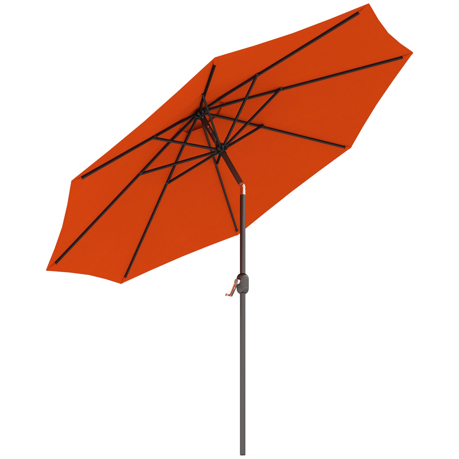 3(m) Patio Umbrella Outdoor Sunshade Canopy W/ Tilt & Crank