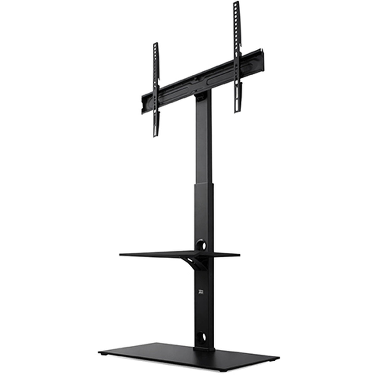 Futura Futura Tv Floor Stand 30 To 75 Inch Height Adjustable Swivel Mount With Shelf Supports 40kg