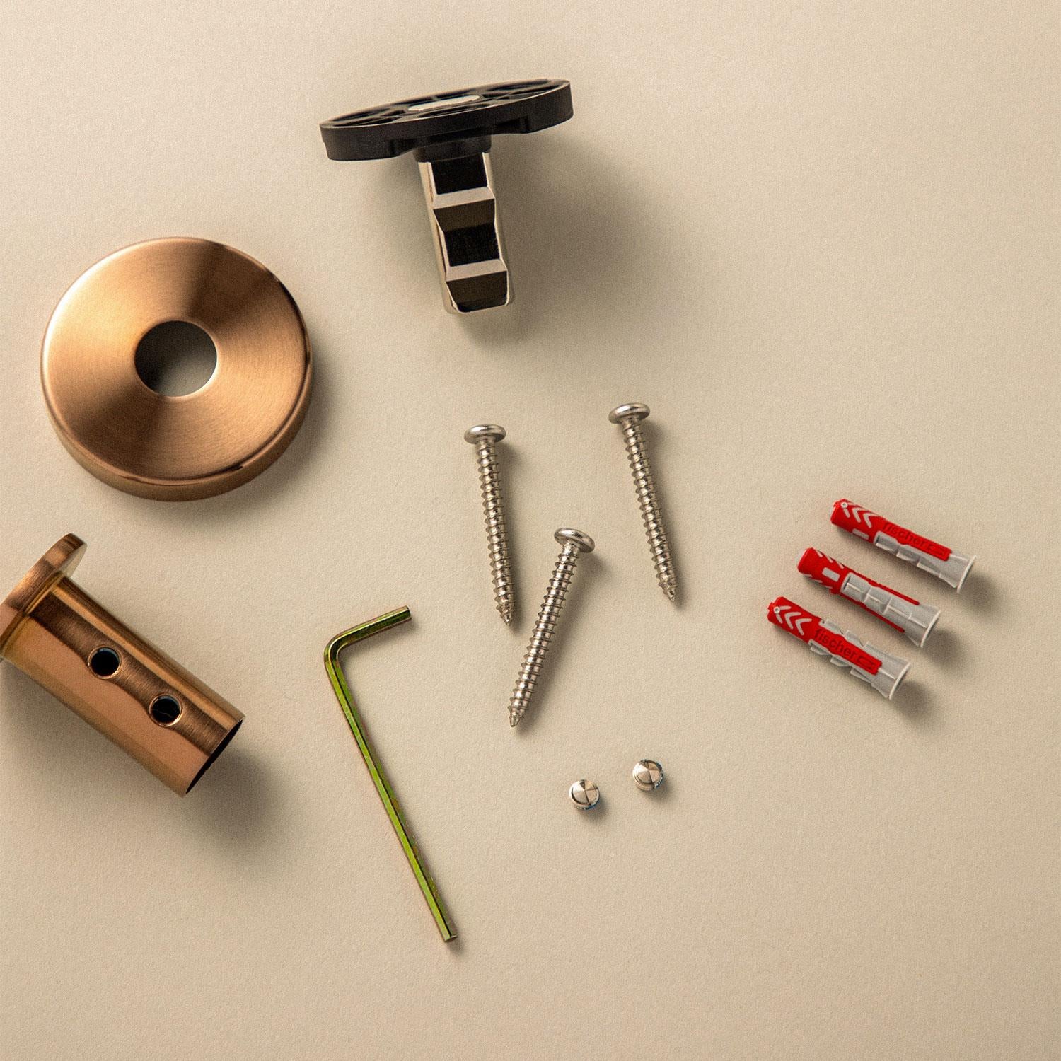 Towel Hook, Glossy Gold Pvd, Architect S+ Collection
