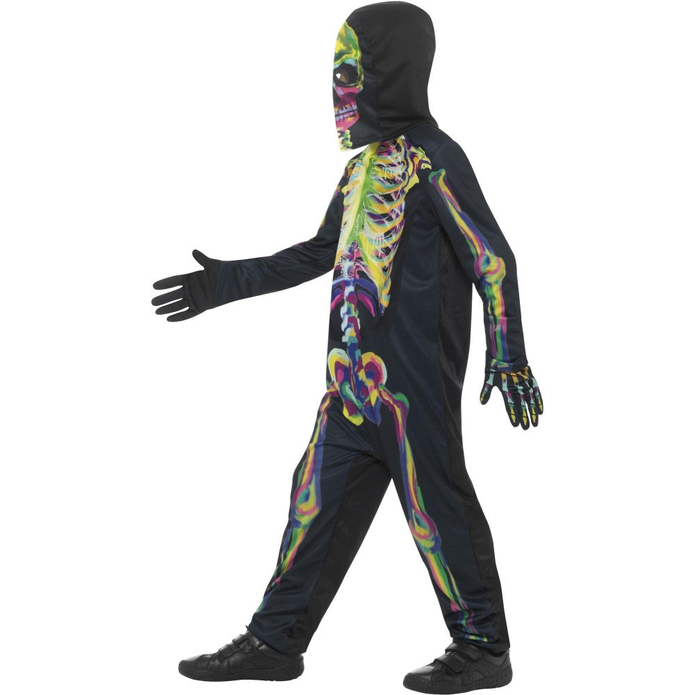 Glow In The Dark Skeleton Costume | Age 13-14