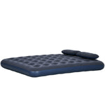 Double Air Bed With 2 Pillows Inflatable Mattress | Blue