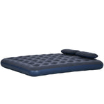 Double Air Bed With 2 Pillows Inflatable Mattress | Blue