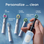 Vitality Pro Rechargeable Electric Toothbrush With 2 Brush Heads, Blue