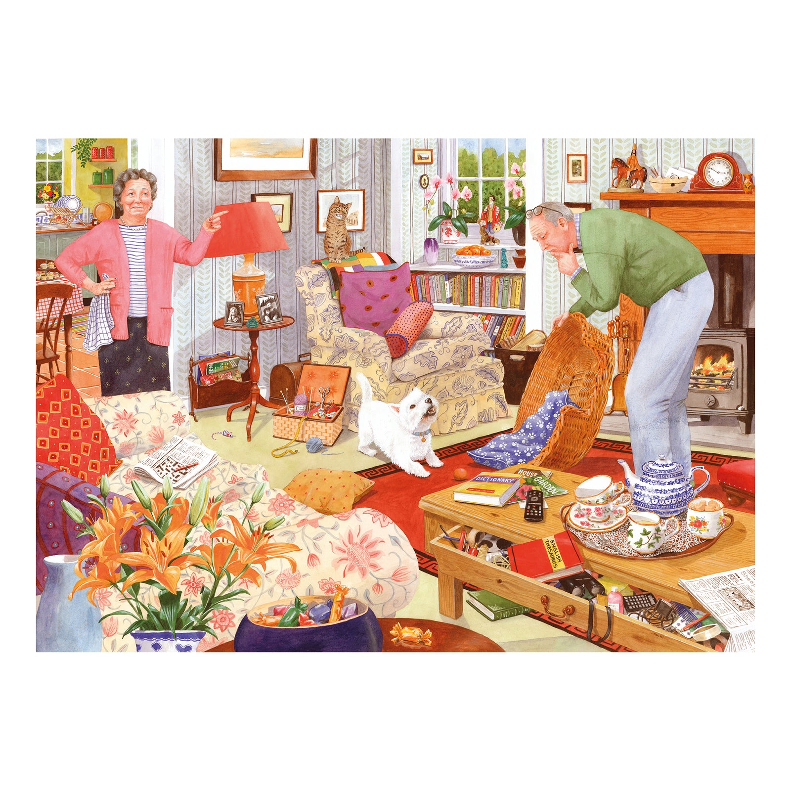 Where Are My Glasses? Jigsaw - Big 500 Piece Jigsaw Puzzle For Adults, With Extra Large Pieces