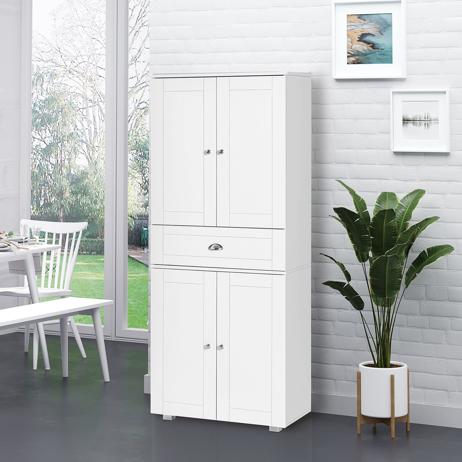 Modern Kitchen Cupboard With Drawer Storage
