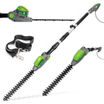 500w Hedge Trimmer Garden Electric Long Reach Telescopic Extendable Hedge Cutter Corded